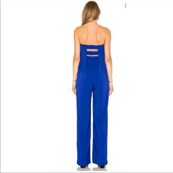 JAYGODFREY Electric Blue Moore Jumpsuit Size 2 - Picture 2 of 10
